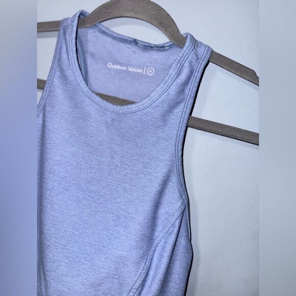 Outdoor Voices Women’s  Lilac Athena Crop Top Size M EUC Activewear Athleisure - Picture 3 of 9